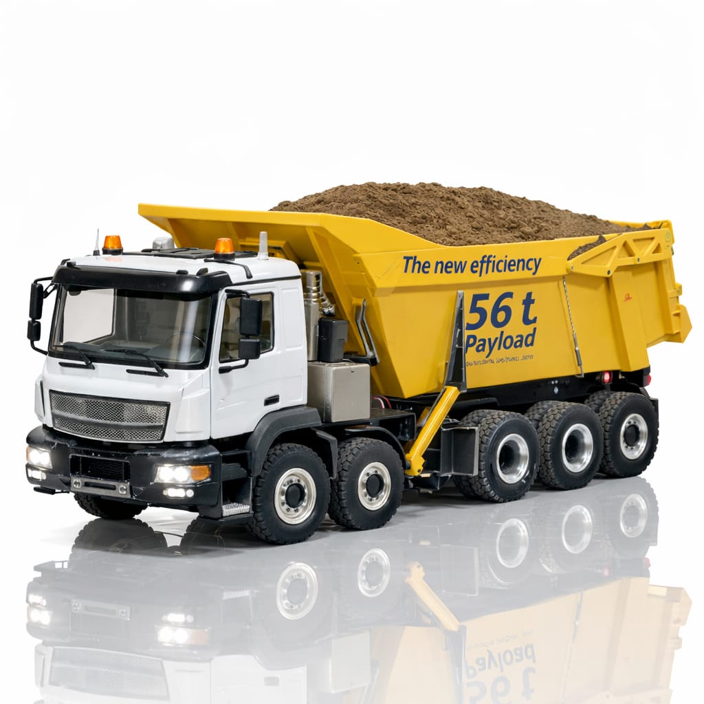 Caminhão Basculante 8x4 (Controle Remoto) – Escala 1/14