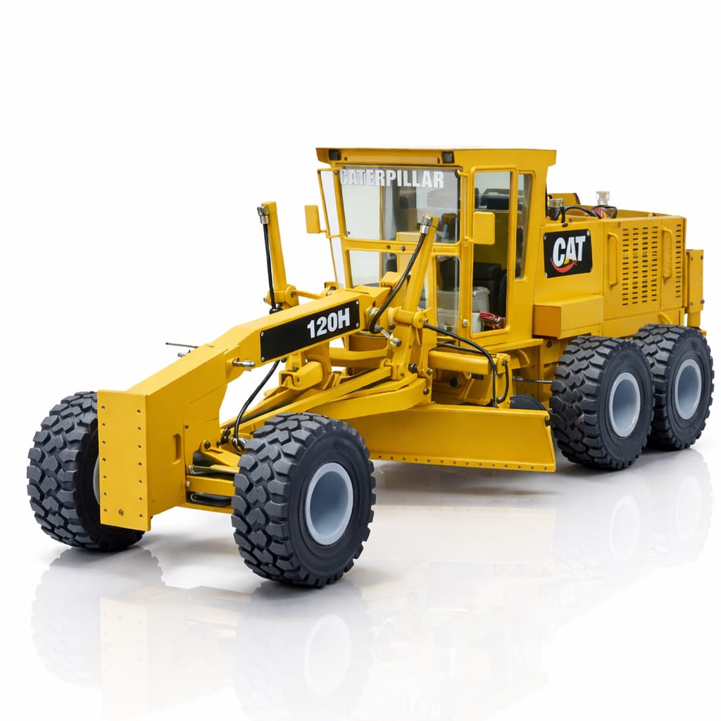 Motoniveladora CAT 120H (Controle Remoto) – Escala 1/14